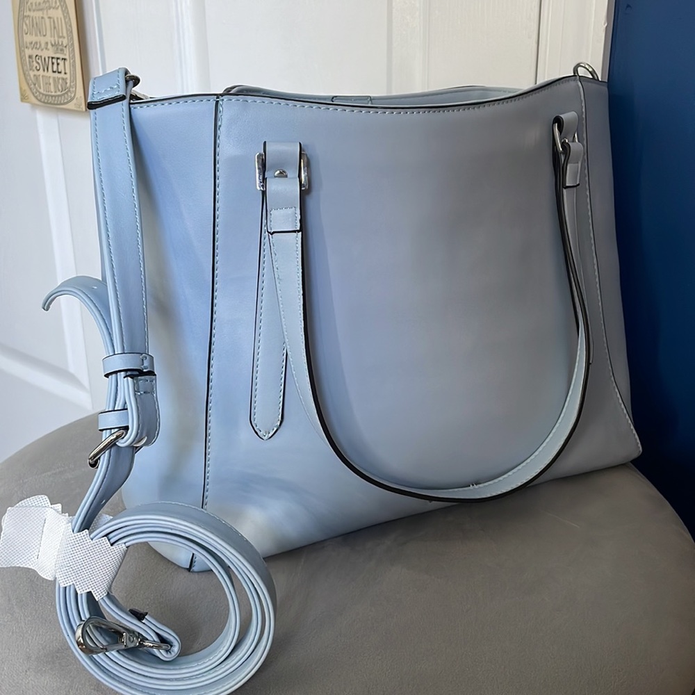 Nine West Large Tote Bag - Baby blue